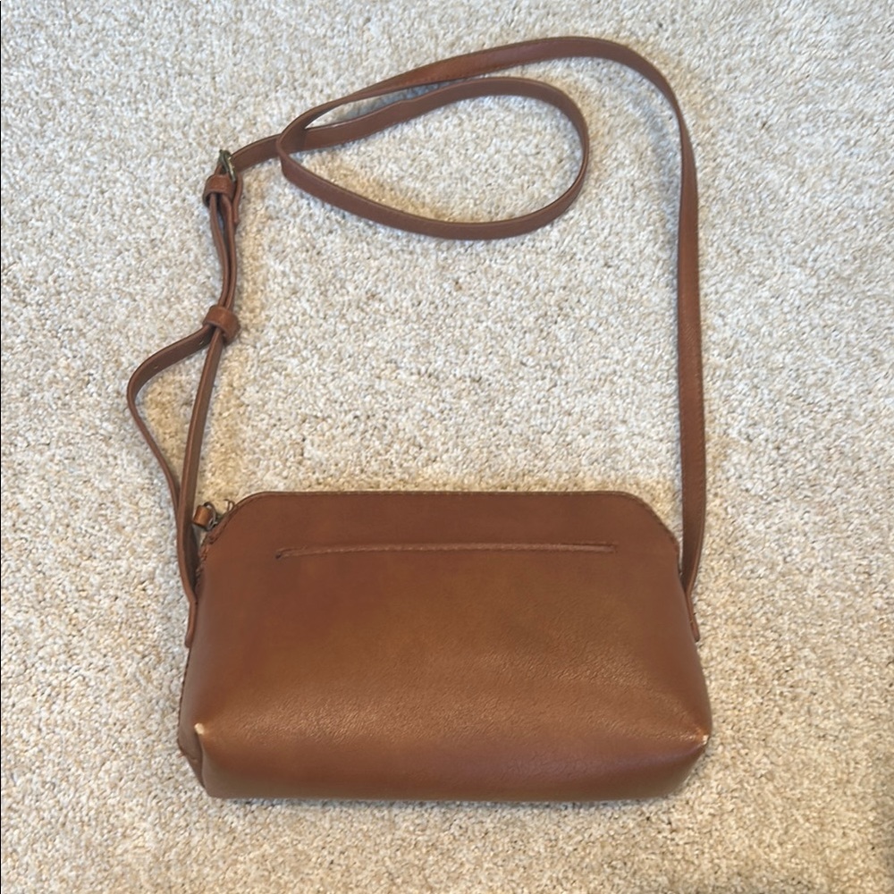 Brown Leather Crossbody Bag